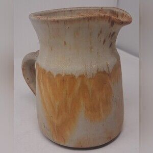 Michael Cohen Vintage Studio Pottery Stoneware Pitcher Jug Mid Century MCM 6.5"